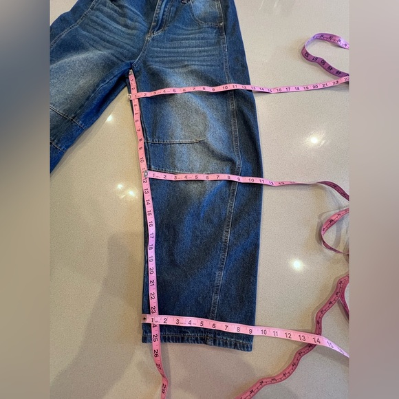 Barrel Jeans … see pics of approximate measurements before purchasing - Picture 7 of 10